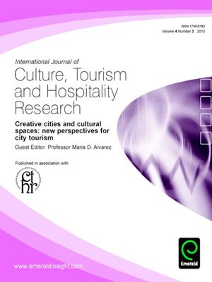 cover image of International Journal of Culture, Tourism and Hospitality Research, Volume 4, Issue 3